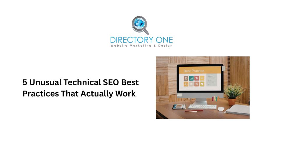 5 Unusual Technical SEO Best Practices That Actually Work