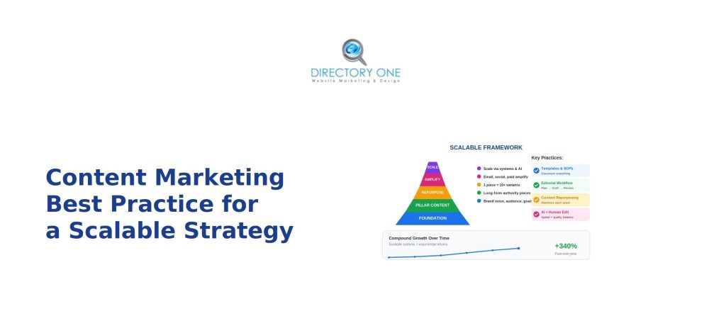 Content Marketing Best Practice for Building a Scalable Strategy