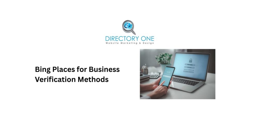 Bing Places for Business Verification Methods