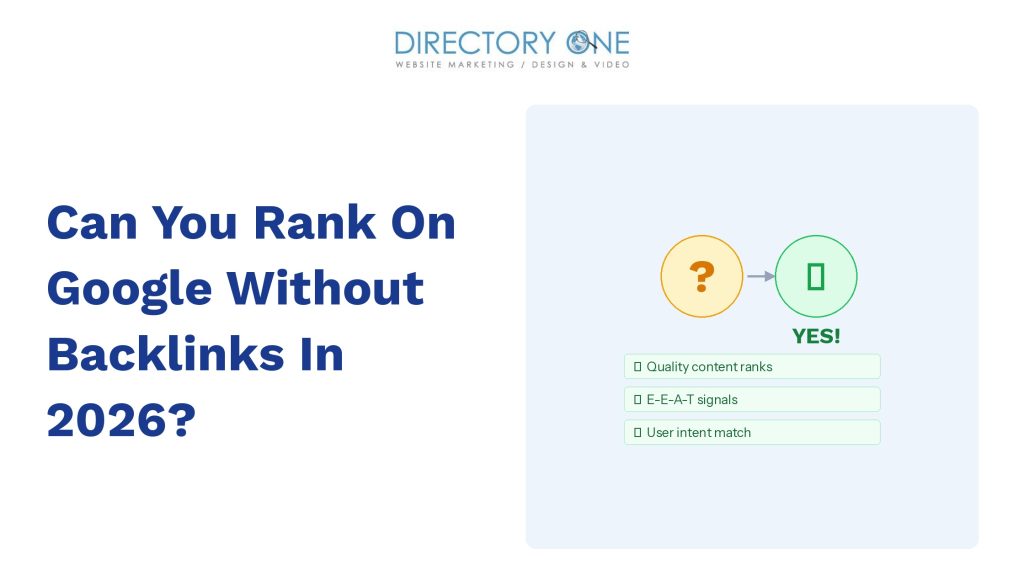 Can You Rank On Google Without Backlinks In 2026?