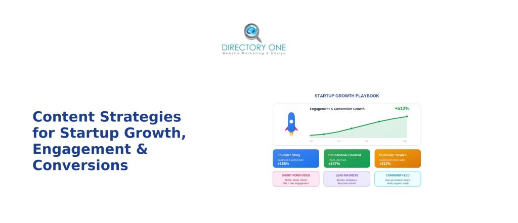Best Content Marketing Strategies for Startups Growth, Engagement and Conversions