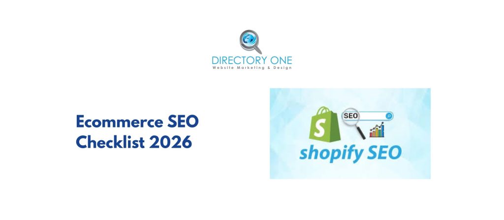 Ecommerce SEO Checklist 2026