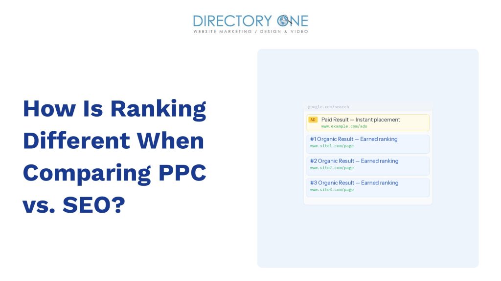 How Is Ranking Different When Comparing PPC vs. SEO?
