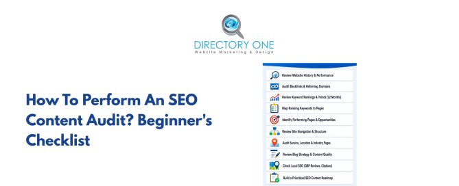 How To Perform An SEO Content Audit? Beginner's Checklist