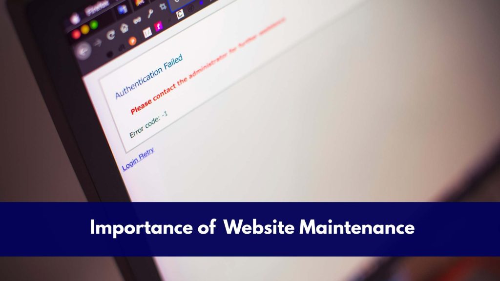 Importance of Website Maintenance