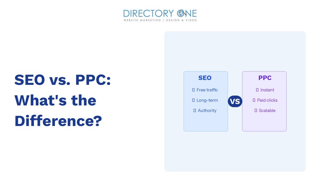 SEO vs. PPC: What's the Difference??