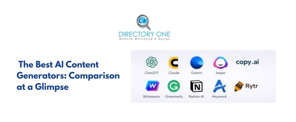 The Best AI Content Generators: Comparison at a Glimpse