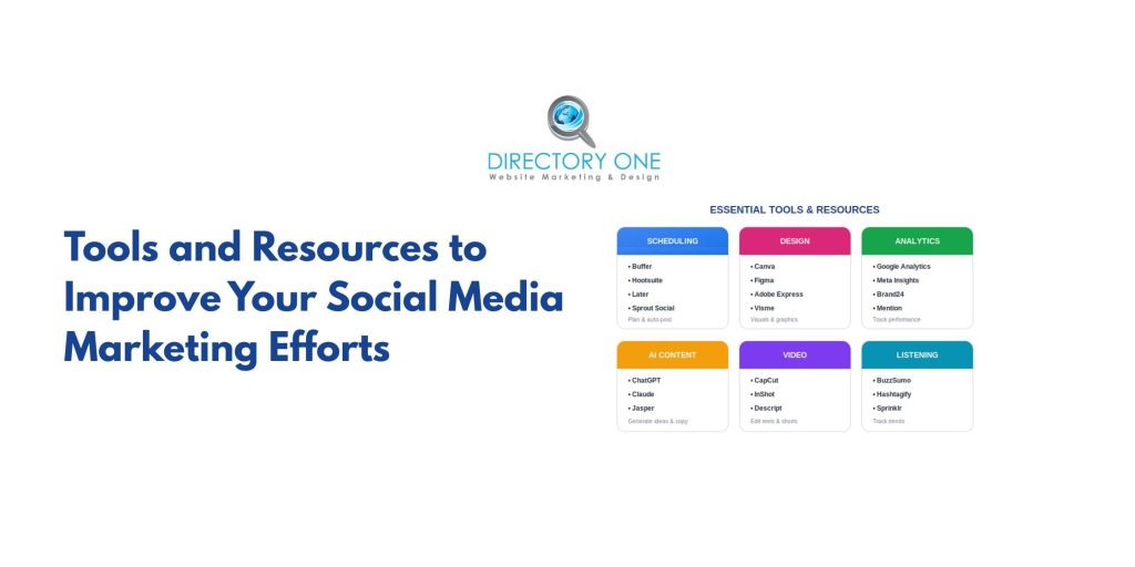 Tools and Resources to Improve Your Social Media Marketing Efforts