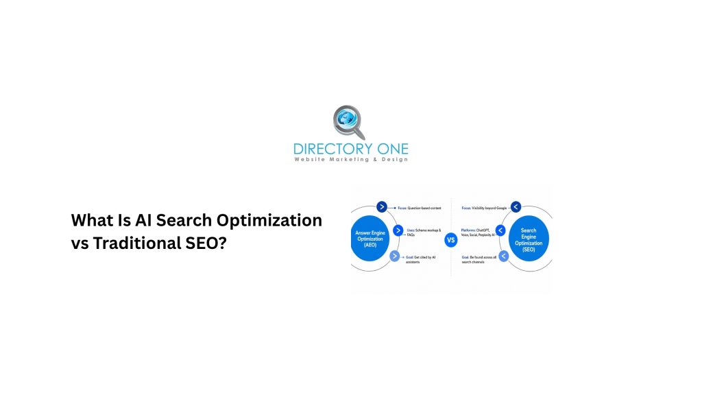What Is AI Search Optimization vs Traditional SEO?