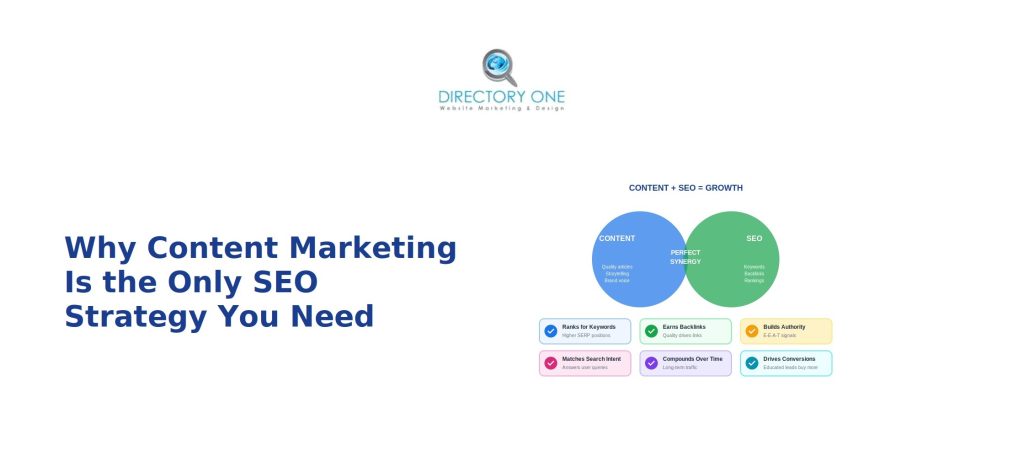 Why Content Marketing Is the Only SEO Strategy You Need