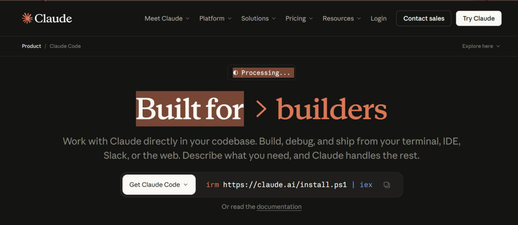 Claude Code (Anthropic) - Directory One