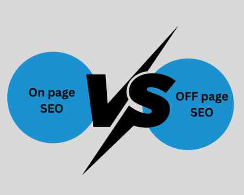 On Page vs Off Page SEO