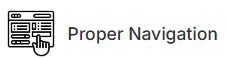Proper Navigation