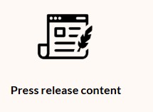 pressrelease content